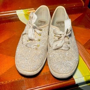Kate Spade Glitter Keds - 7.5